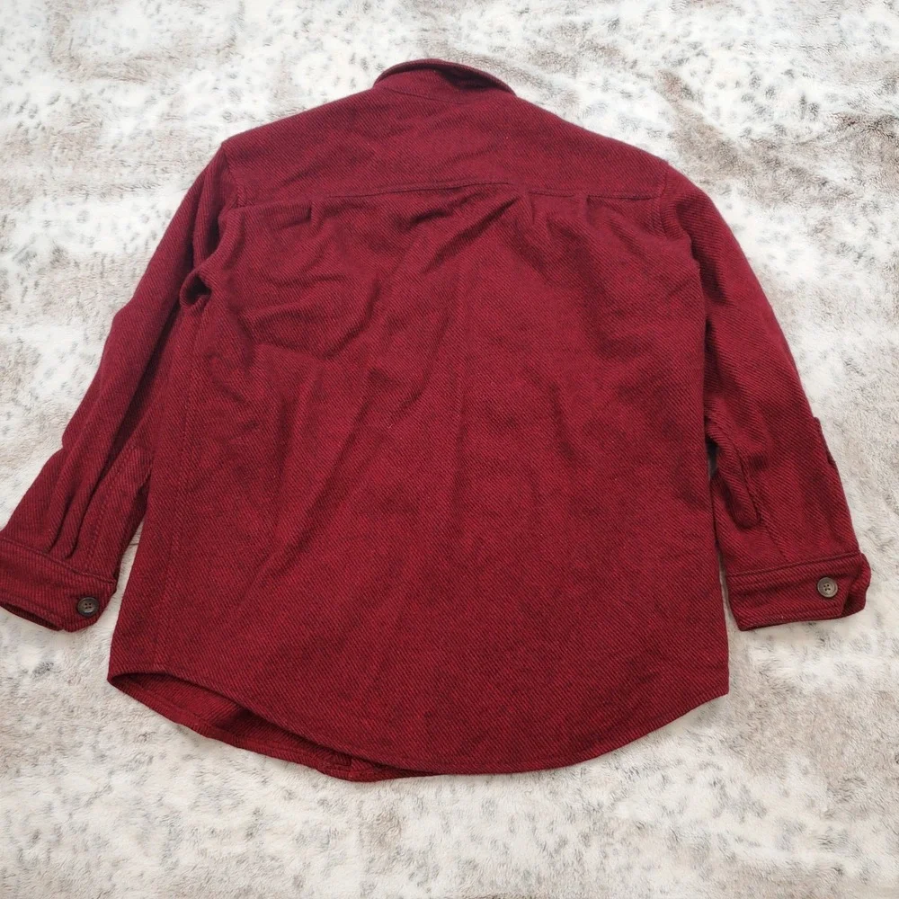 Vintage Woolrich Men's M Red Wool Button‎ Jacket Coat VTG 90s 00s
